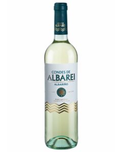 Botella vino Albariño Conde de Albarei de Condes de Albarei, fotografía de botella.