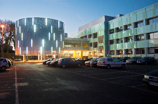 Fotografía de arquitectura del Hospital de Conxo de Santiago de Compostela.