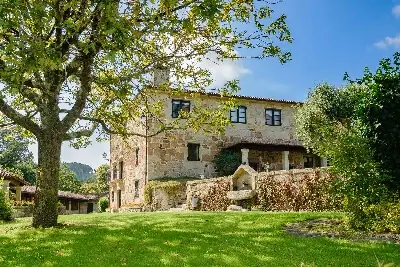 Casa rural en Caldas, Pontevedra fachada exterior.